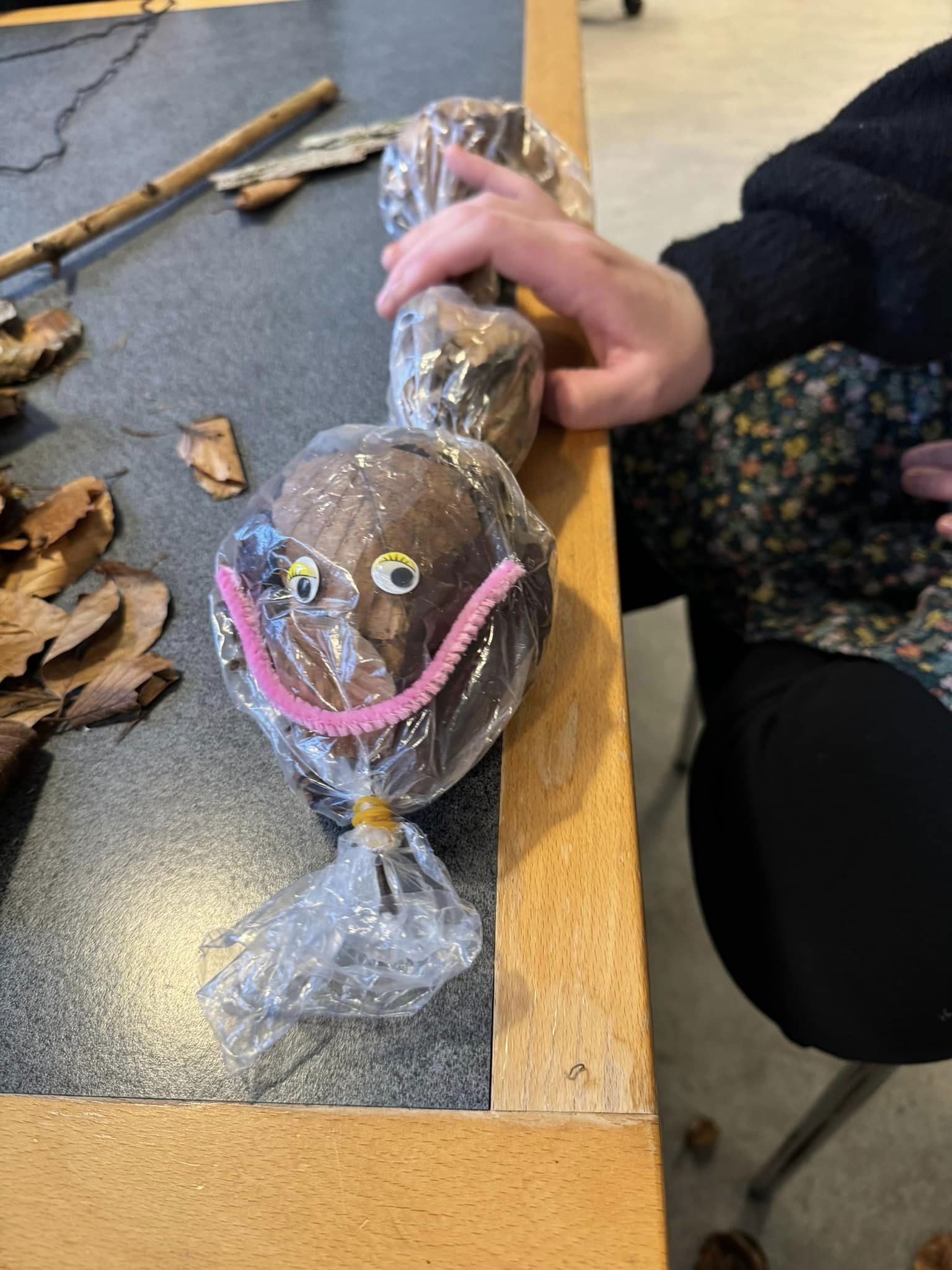 En kreation, som er lavet på Værkstedet