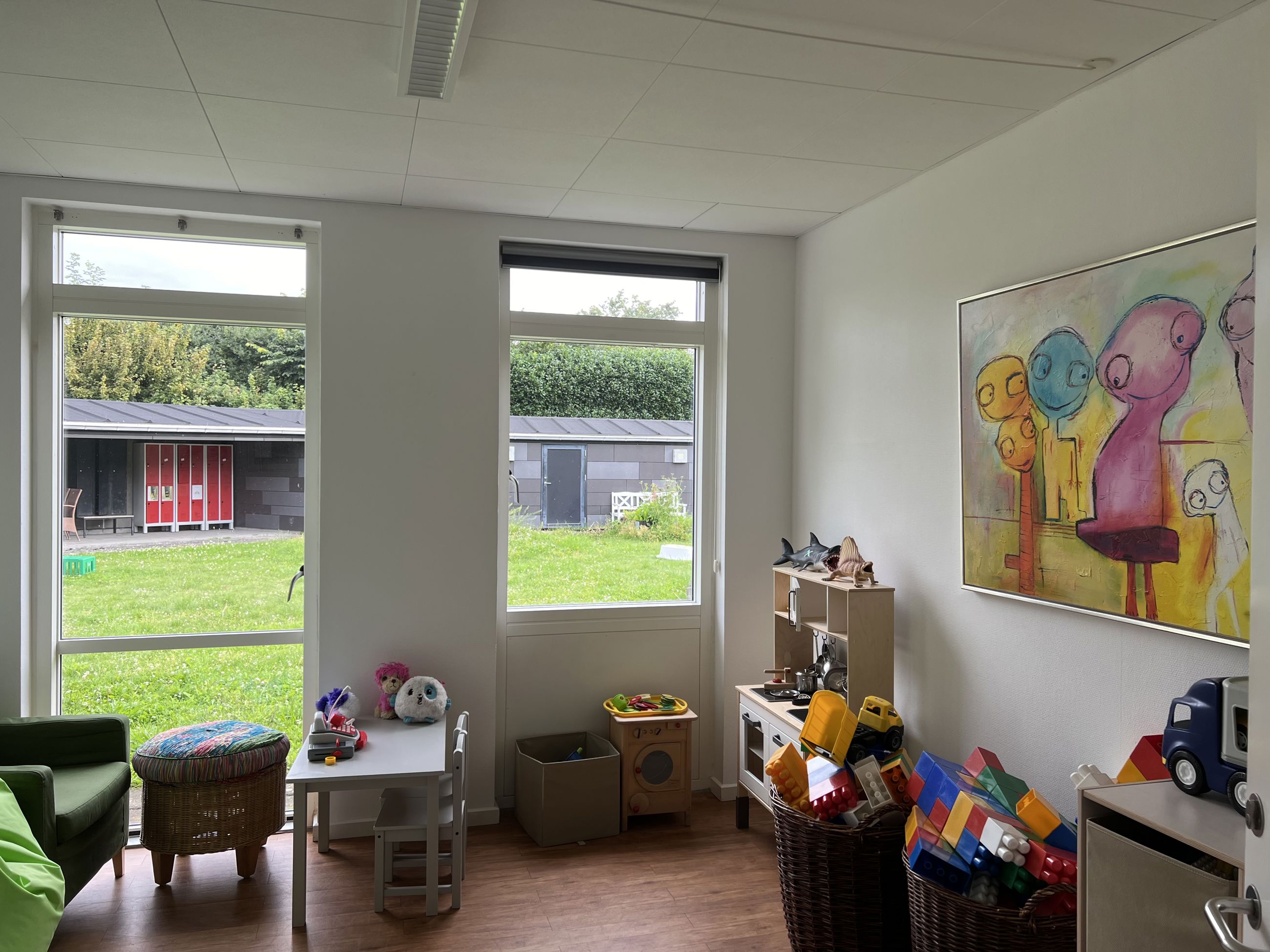 Familiehuset Bisgård Legeværelse med meget legetøj