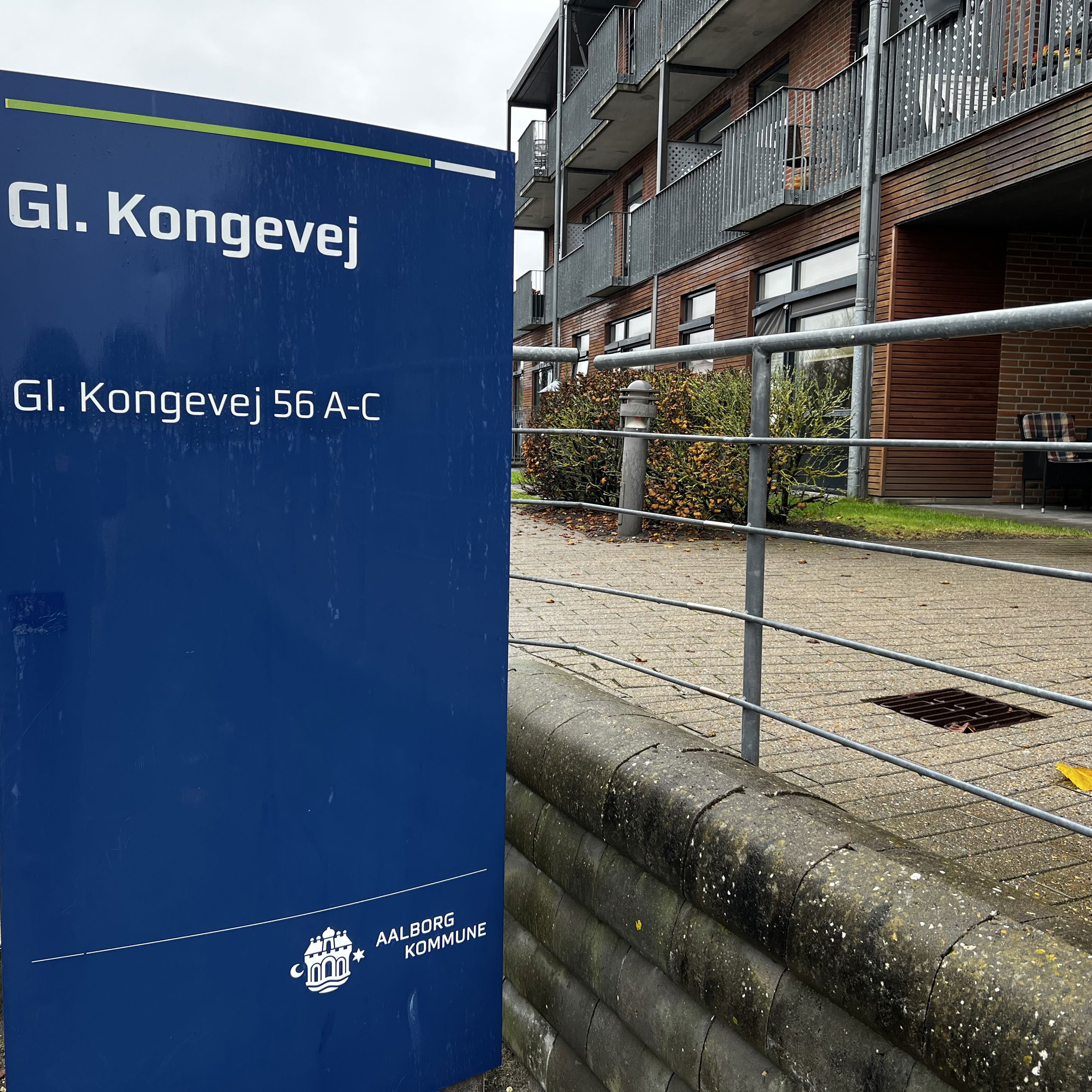 Skilt foran Gammel Kongevej