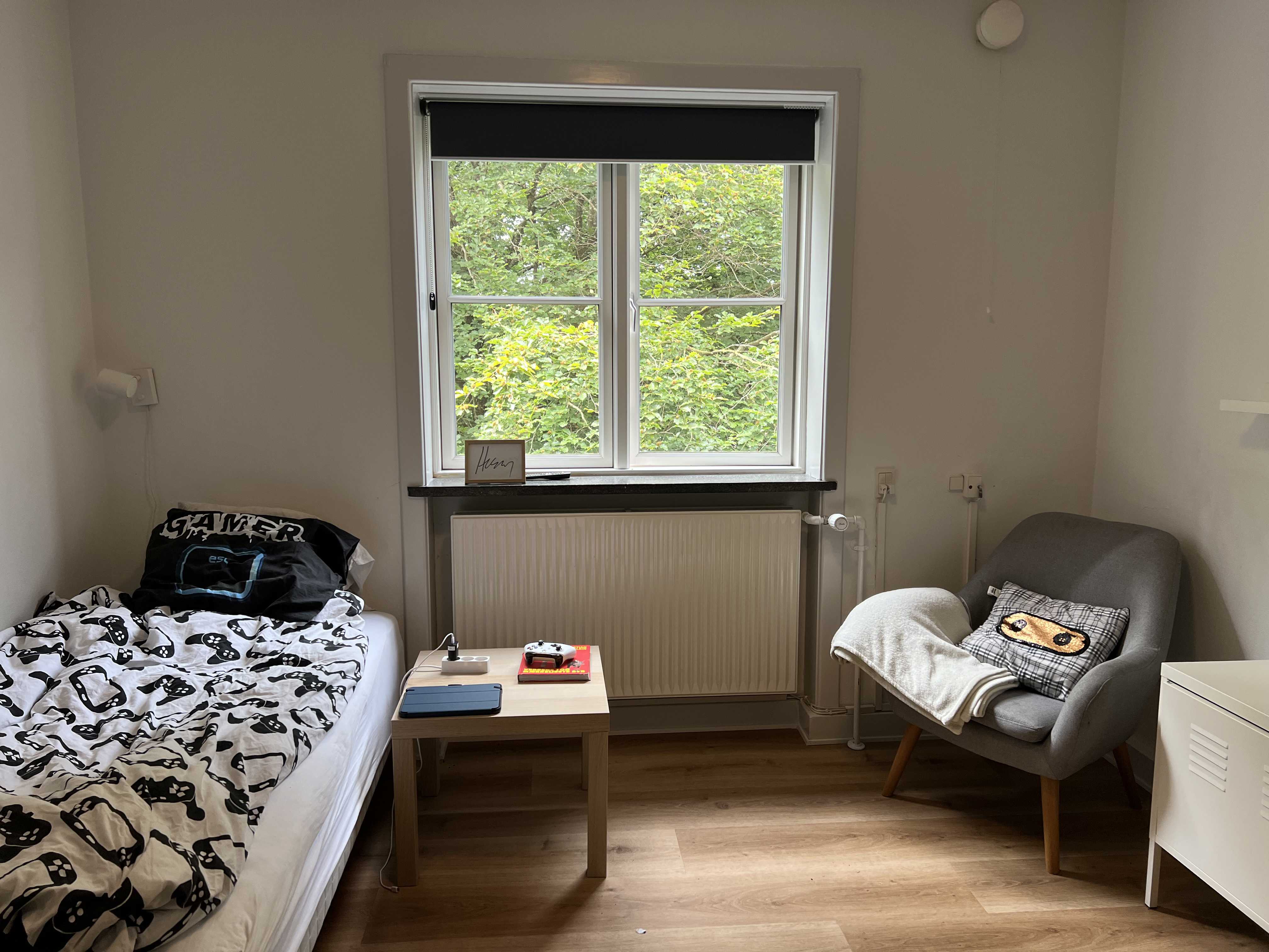 Horisonten Værelse med seng og lænesto